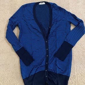 Long button down cardigan